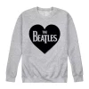 The Beatles Heart Logo Graphic Fleece Pullover