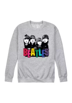 The Beatles Group Color Graphic Fleece Pullover