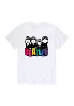 The Beatles Group Color Graphic T-Shirt