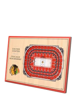 NHL Chicago Blackhawks 3D StadiumViews Desktop Display - United Center -Outlet Artisan Furniture Store Belk 109
