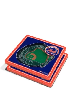 MLB New York Mets 3D StadiumViews 2-Pack Coaster Set - Citi Field