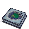 MLB San Diego Padres 3D StadiumViews 2-Pack Coaster Set - Petco Park