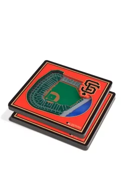 MLB San Francisco Giants 3D StadiumViews 2-Pack Coaster Set - Oracle Park