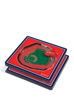 MLB St. Louis Cardinals 3D StadiumViews 2-Pack Coaster Set - Busch Stadium