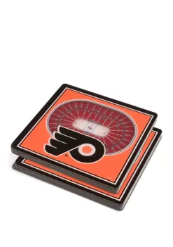 NHL Philadelphia Flyers 3D StadiumViews Set of 2 Coasters - Wells Fargo Center