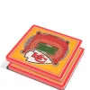 NFL Kansas City Chiefs 3D StadiumViews 2 Pack Coaster Set - Arrowhead Stadium