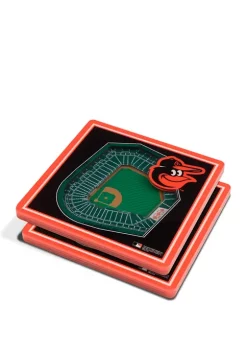 MLB Baltimore Orioles 3D StadiumViews 2-Pack Coaster Set - Oriole Park at Camden Yards