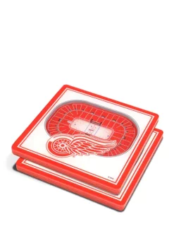 NHL Detroit Red Wings 3D StadiumViews Set of 2 Coasters - Joe Louis Arena