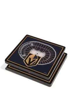 NHL Vegas Golden Knights 3D StadiumViews Set of 2 Coasters - T-Mobile Arena