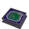 MLB Colorado Rockies 3D StadiumViews 2-Pack Coaster Set - Coors Field