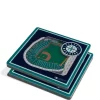 MLB Seattle Mariners 3D StadiumViews 2-Pack Coaster Set - T-Mobile Park