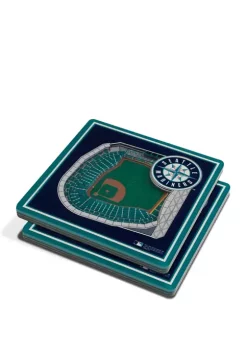 MLB Seattle Mariners 3D StadiumViews 2-Pack Coaster Set - T-Mobile Park