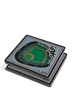MLB Chicago White Sox 3D StadiumViews 2-Pack Coaster Set - Guaranteed Rate Field