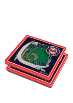 MLB Minnesota Twins 3D StadiumViews 2-Pack Coaster Set - Target Field