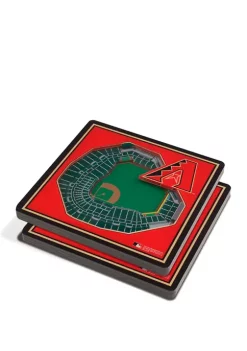 MLB Arizona Diamondbacks 3D StadiumViews 2-Pack Coaster Set - Chase Field