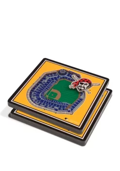 MLB Pittsburgh Pirates 3D StadiumViews 2-Pack Coaster Set - PNC Park