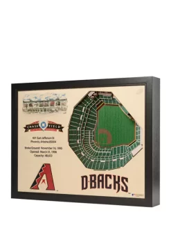 MLB Arizona Diamondbacks 25-Layer StadiumViews 3D Wall Art - Chase Field