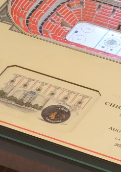 StadiumViews NHL Chicago Blackhawks 25 Layer Lighted End Table - United Center 7 StadiumViews NHL Chicago Blackhawks 25 Layer Lighted End Table - United Center -Outlet Artisan Furniture Store Belk 267