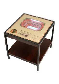StadiumViews NHL Chicago Blackhawks 25 Layer Lighted End Table - United Center 9 StadiumViews NHL Chicago Blackhawks 25 Layer Lighted End Table - United Center -Outlet Artisan Furniture Store Belk 269