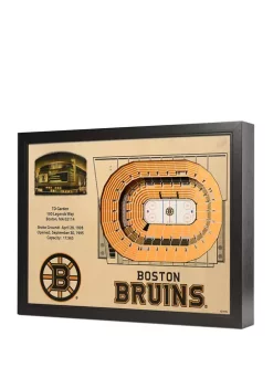 NHL Boston Bruins 25 Layer StadiumViews 3D Wall Art - TD Garden
