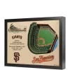 MLB San Francisco Giants 25-Layer StadiumViews 3D Wall Art - Oracle Park