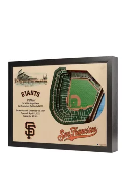 MLB San Francisco Giants 25-Layer StadiumViews 3D Wall Art - Oracle Park