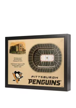 NHL Pittsburgh Penguins 25 Layer StadiumViews 3D Wall Art - PPG Paints Arena
