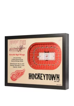 NHL Detroit Red Wings 25 Layer StadiumViews 3D Wall Art - Joe Louis Arena