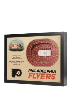 NHL Philadelphia Flyers 25 Layer StadiumViews 3D Wall Art - Wells Fargo Center