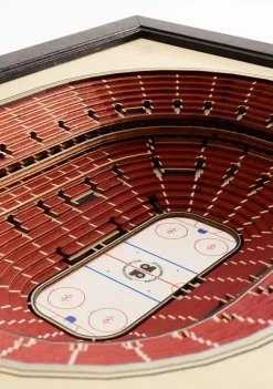 NHL Philadelphia Flyers 25 Layer StadiumViews 3D Wall Art - Wells Fargo Center -Outlet Artisan Furniture Store Belk 323