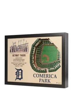 MLB Detroit Tigers 25-Layer StadiumViews 3D Wall Art - Comerica Park