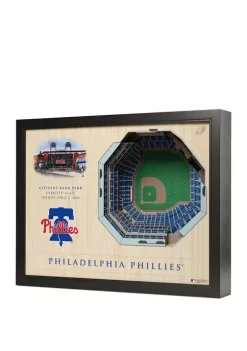 StadiumViews MLB Philadelphia Phillies 25 Layer 3D Wall Art, Citizens Bank Park