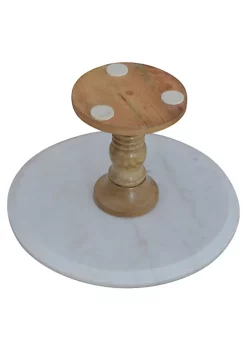 Artisan Furniture Cake Stand with Marble Top -Outlet Artisan Furniture Store Belk 389