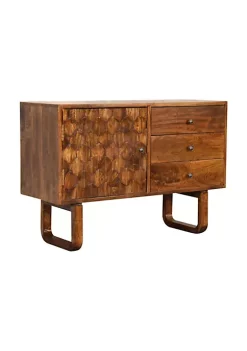 Artisan Furniture U-Chestnut Pineapple Carved Sideboard -Outlet Artisan Furniture Store Belk 404