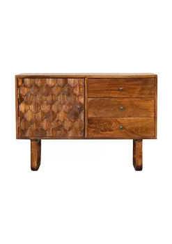 Artisan Furniture U-Chestnut Pineapple Carved Sideboard -Outlet Artisan Furniture Store Belk 407