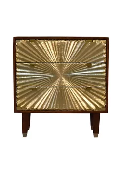 Artisan Furniture Manila Gold Chest with Tapered Legs
