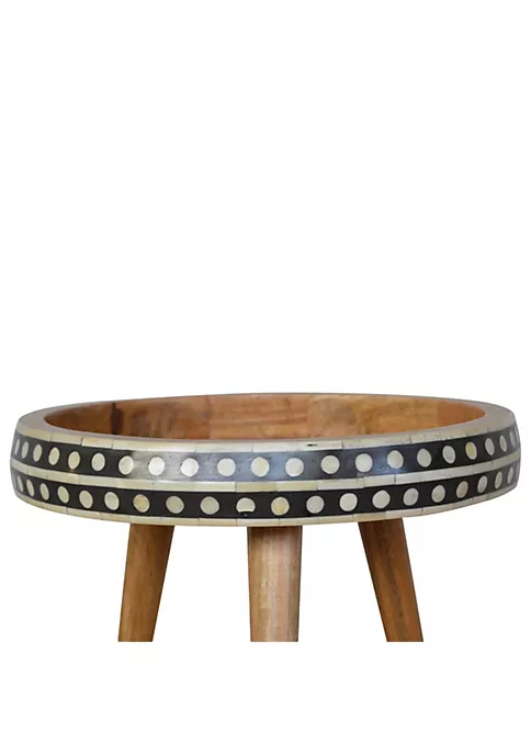 Artisan Furniture Small Patterned Nordic Style End Table 3 Artisan Furniture Small Patterned Nordic Style End Table - Image 3