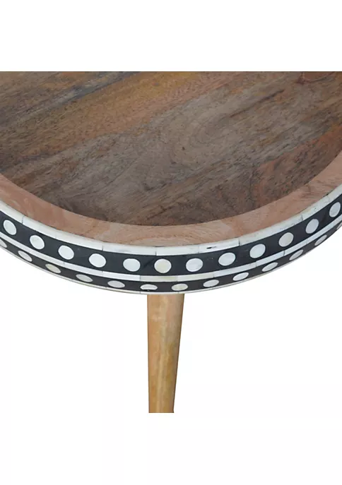 Artisan Furniture Small Patterned Nordic Style End Table 5 Artisan Furniture Small Patterned Nordic Style End Table - Image 5