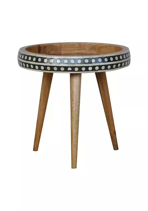Artisan Furniture Small Patterned Nordic Style End Table 6 Artisan Furniture Small Patterned Nordic Style End Table - Image 6