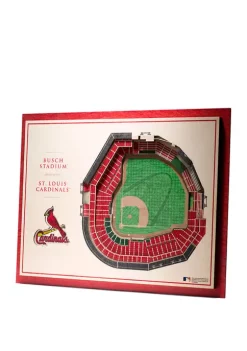 StadiumViews MLB St. Louis Cardinals 5 Layer 3D Wall Art - Busch Stadium