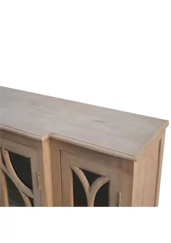 Artisan Furniture Media Unit with 2 Hand Carved Glazed Doors -Outlet Artisan Furniture Store Belk 468