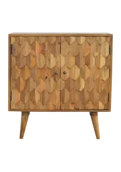 Artisan Furniture Pineapple Carved Cabinet