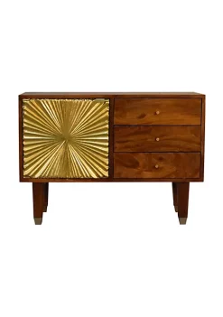 Artisan Furniture Manila Gold Sideboard with Tapered Legs