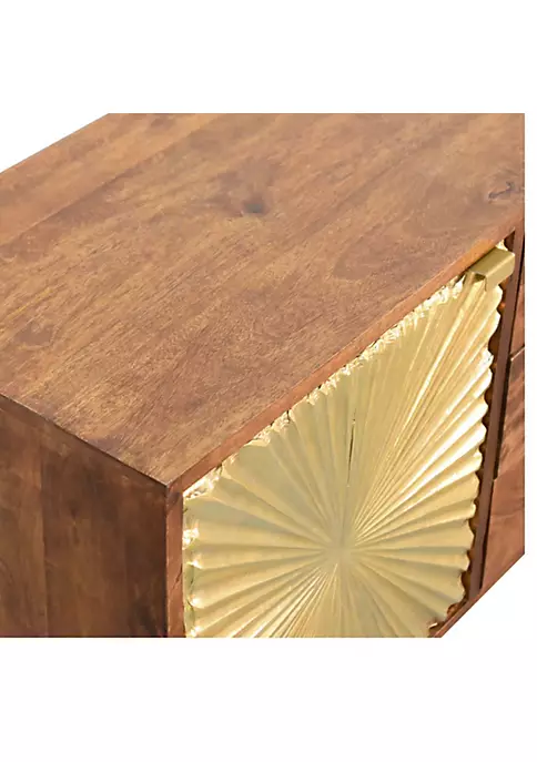 Artisan Furniture Manila Gold Sideboard with Tapered Legs 5 Artisan Furniture Manila Gold Sideboard with Tapered Legs - Image 5