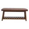 Artisan Furniture Buffalo Hide Hallway Bench
