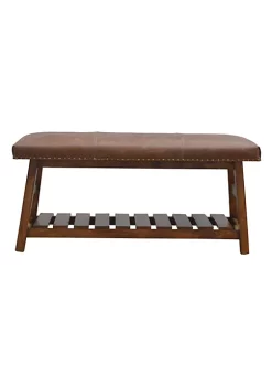 Artisan Furniture Buffalo Hide Hallway Bench