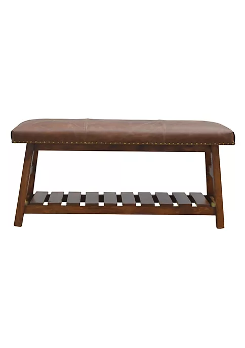 Artisan Furniture Buffalo Hide Hallway Bench 6 Artisan Furniture Buffalo Hide Hallway Bench - Image 6