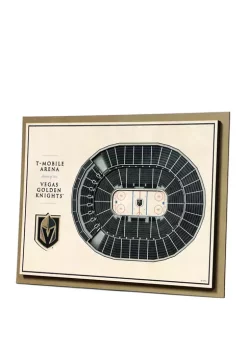 NHL Vegas Golden Knights 5 Layer StadiumViews 3D Wall Art - T-Mobile Arena -Outlet Artisan Furniture Store Belk 52