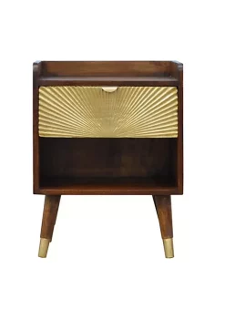 Artisan Furniture Manila Gold 1 Drawer Nightstand