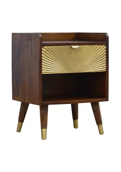 Artisan Furniture Manila Gold 1 Drawer Nightstand -Outlet Artisan Furniture Store Belk 526
